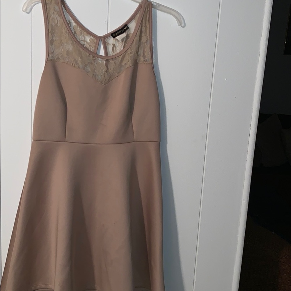 Classy beige dress